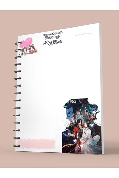 nihonwosekai TGCF Heaven Official's Blessing Tian Guan Ci Fu Anime A5 Caiet cu spirală dimensiune 50 de coli