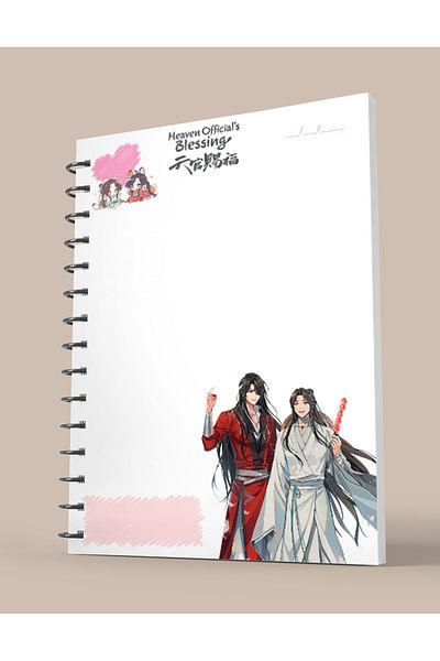 nihonwosekai Tgcf Heaven Official's Blessing Tian Guan Ci Fu Anime A5 Boy Spiral Notebook 50 Sheets
