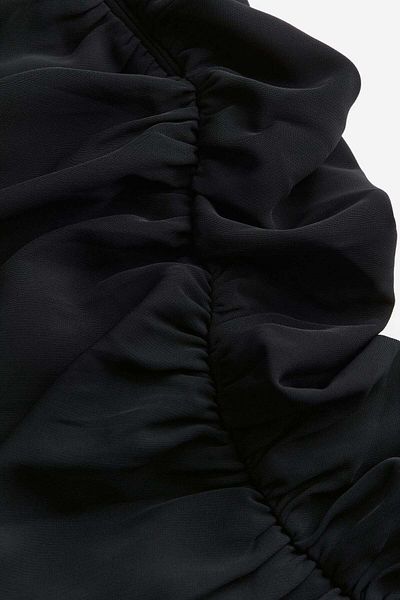 H&M Rhinestone-strap one-shoulder dress