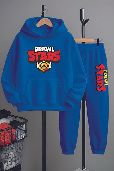 MYADA Prémium Brawl Stars nyomtatott alsó felső tréningruha szett 23409