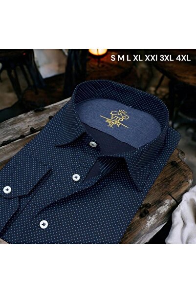 EREN STYLE Cămașă unisex cu mânecă lungă Oxford din bumbac (slim fit)