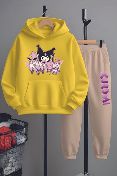 MYADA Set de trening cu imprimeu Kuromi Graffı Premium 23408