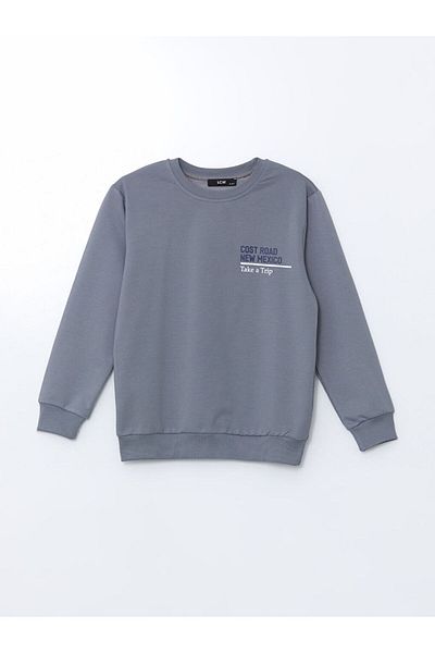 LC Waikiki Φούτερ για αγόρι με στάμπα LCW Kids Crew Neck