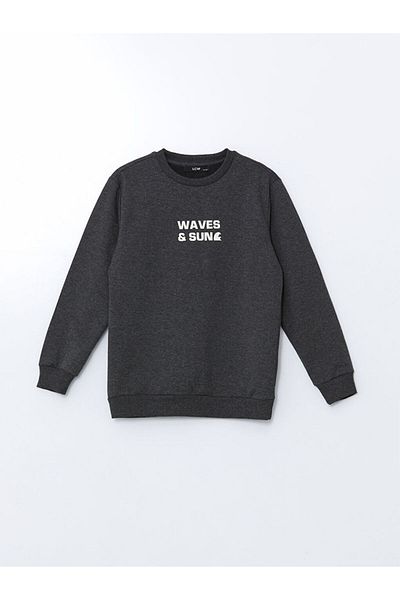 LC Waikiki Lcw Crew Neck Printed Boys' Sweatshirt