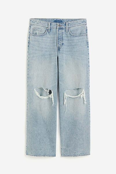 H&M Baggy Low Jeans