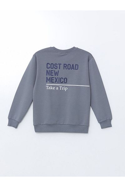 LC Waikiki Φούτερ για αγόρι με στάμπα LCW Kids Crew Neck