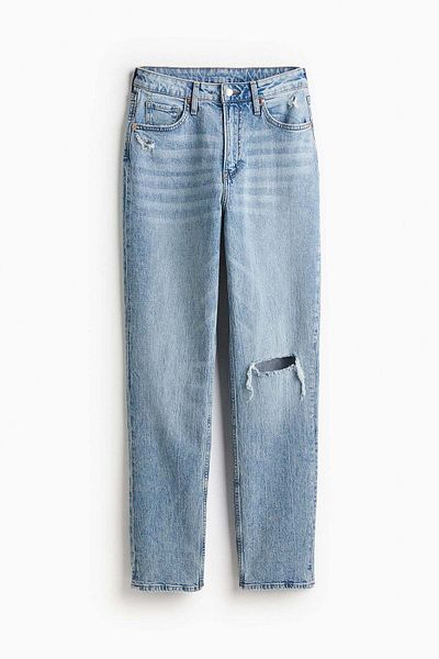 H&M Curvy Fit Slim High Jeans