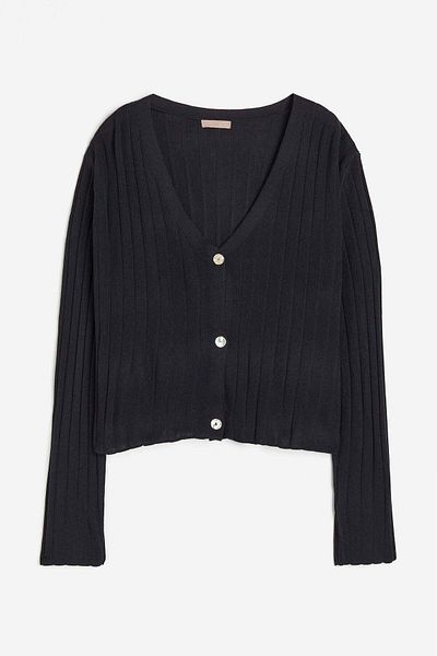 H&M Rib-knit cardigan