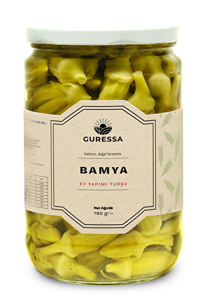 GURESSA Bamya Turşusu 780 Gr Doğal Ev Yapımı