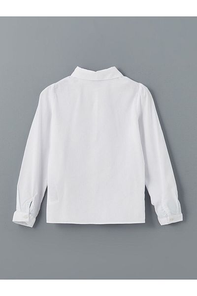 LC Waikiki LCW Παιδικό Δαντελένιο Λεπτομερές Κοριτσίστικο Πουκάμισο