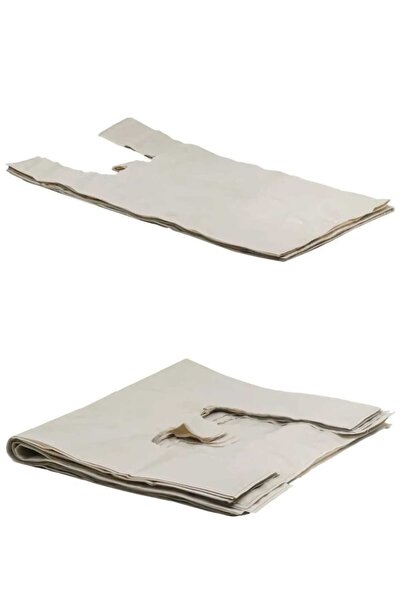 shop كيس أبيض سميك حبيبي حجم صغير 1 كجم