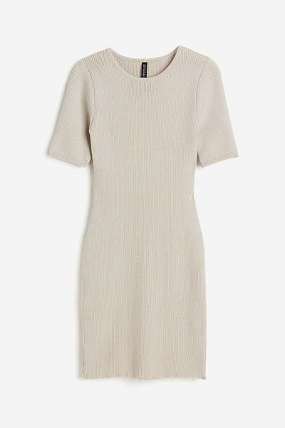 H&M Rib-knit bodycon dress