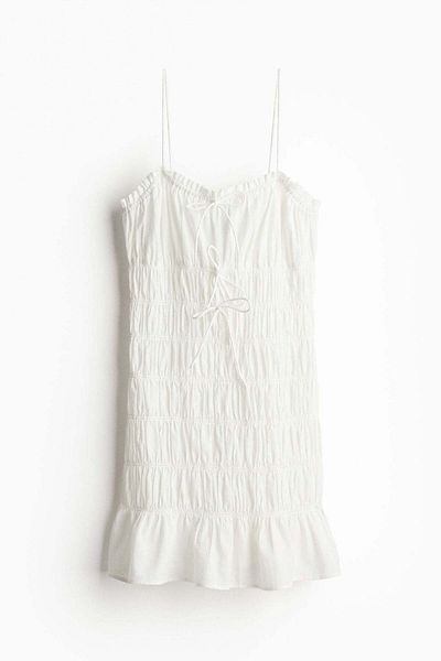 H&M Smocked bodycon dress