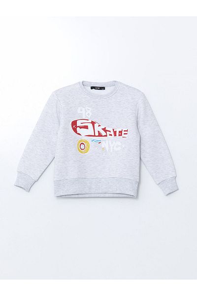LC Waikiki Lcw Crew Neck Printed Boys' Sweatshirt