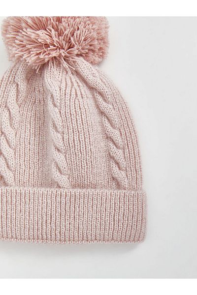 LC Waikiki LCW Baby-Mädchen-Baskenmütze mit Bommel