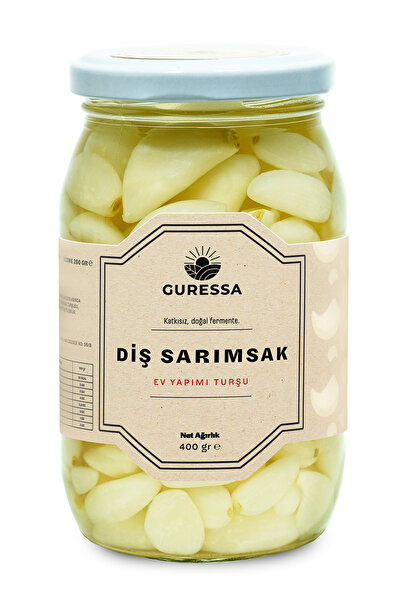 GURESSA Diş Sarımsak Turşusu 400 Gr Doğal Ev Yapımı