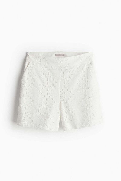 H&M Broderie anglaise shorts