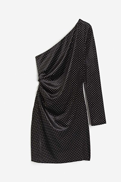 H&M One-shoulder bodycon dress