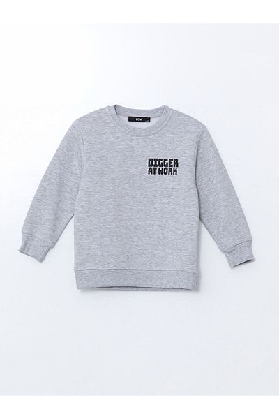 LC Waikiki Lcw Crew Neck Printed Boys' Sweatshirt
