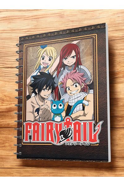 nihonwosekai Fairy Tail Anime A5 Size Spiral Notebook 50 Sheets