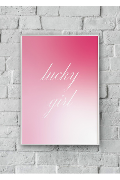 TREND "Lucky Girl" Poster Tablo