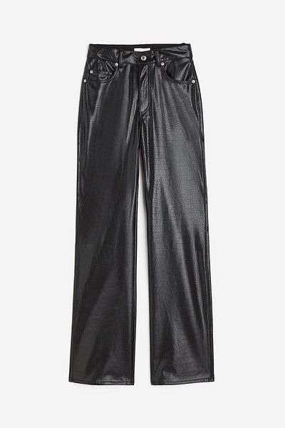 H&M Coated trousers