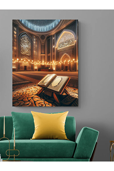 Tunax KUR'AN-I KERİM DUA KANVAS TABLO EV DUVAR SALON ODA MUTFAK HOL HEDİYELİK...