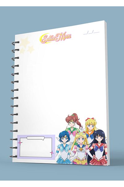 nihonwosekai Caiet cu spirală Sailor Moon Anime A5 50 de coli