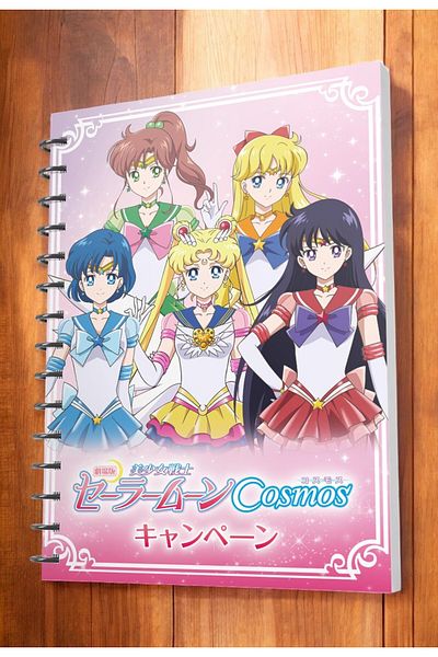 nihonwosekai Caiet cu spirală Sailor Moon Anime A5 50 de coli