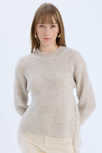 DeFacto Relax Fit Half Turtleneck Thessaloniki Fabric Sweater E5567Ax24Cw