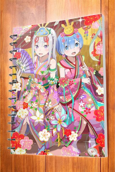 nihonwosekai Re Zero Anime A5 Size Spiral Notebook 50 Sheets