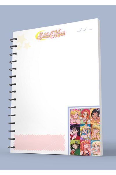 nihonwosekai Sailor Moon Anime A5 Spiral Notebook 50 Sheets