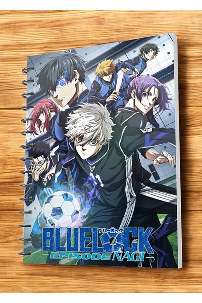 nihonwosekai Caiet Blue Lock Anime A5 Dimensiune Spiral 50 de coli