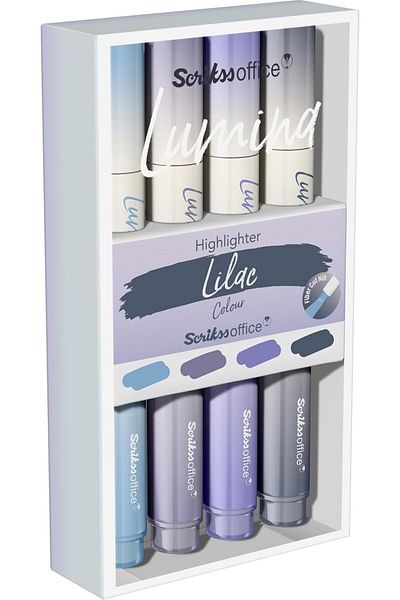 STOREMAX Lumina Phosphorescent Lilac Pen - Set of 4 Lv 224120