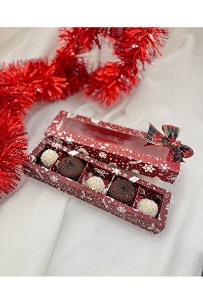 SLD BOTANIK Yılbaşı Özel Hediye - Yılbaşı temalı Kutulu Browni & Hindistan Ce...