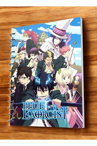 nihonwosekai Blue Exorcist Anime A5 Boy Spiral Notebook 50 Sheets