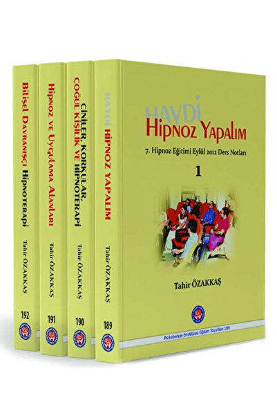 Psikoterapi Enstitüsü 7. Hipnoz Eğitim Seti / Tahir Özakkaş / Psikoterapi Ens...