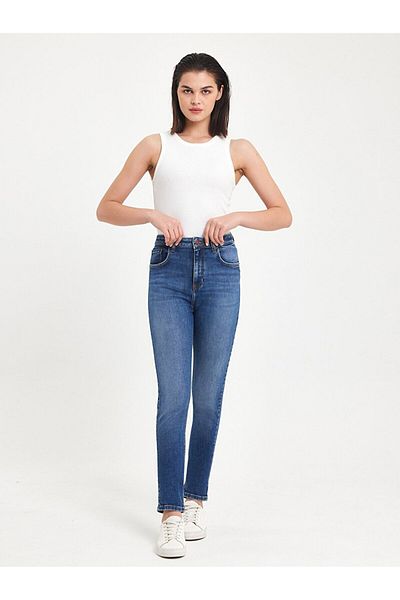 Ltb Pantaloni subțiri Ronna X Mid Rise