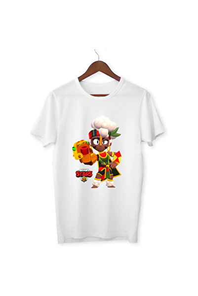 ALPŞAN TİCARET Brawl Stars Majijska dječja majica - bela za odrasle T-shirt