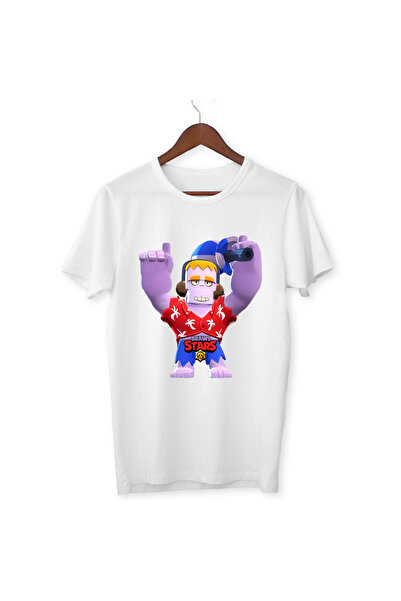 ALPŞAN TİCARET Brawl Stars Frank White T-shirt - Majica za decu i odrasle