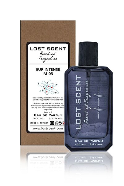 Lost Scent Kalıcı Erkek Parfüm M03 Eur Intens ( Ck Euphoria Intense ) Edp 100ml