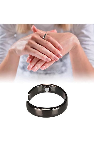 fulina Snoring Prevention Ring,Fatigue Relief Sleeping Aid Magnetic Acupressure,Men Women Adjustable