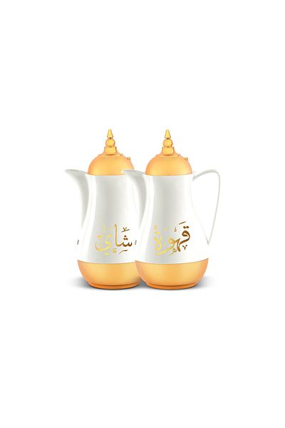 ROYALFORD RF9253 1L + 1L 2 Pieces Tea & Cawa Vacuum Flask