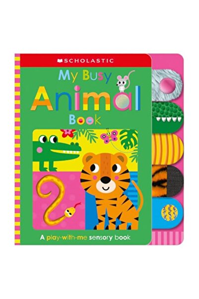Cartwheel Books كتاب My Busy Animal Book (حيواني المزدحم) للمتعلمين في مرحلة ...