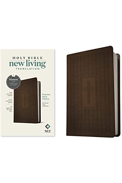 Tyndale House NLT Premium Value Thinline Bible, Filament-Enabled Edition (Lea...