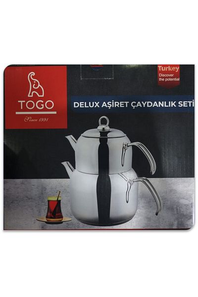 TOGO Delux Ashiret Size Teapot Metal Handle