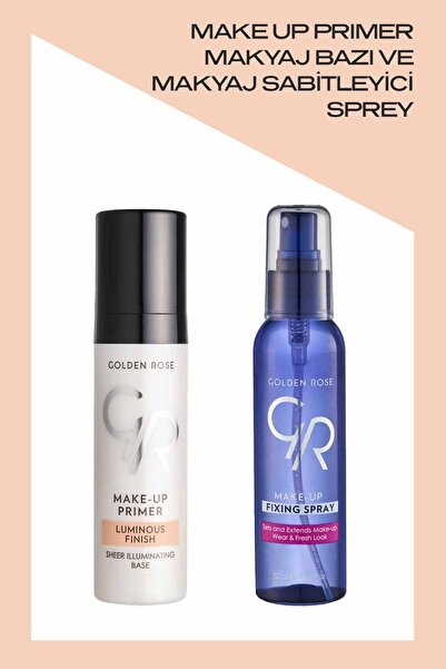Golden Rose Make Up Primer Makyaj Bazı ve Makyaj Sabitleyici Sprey Seti