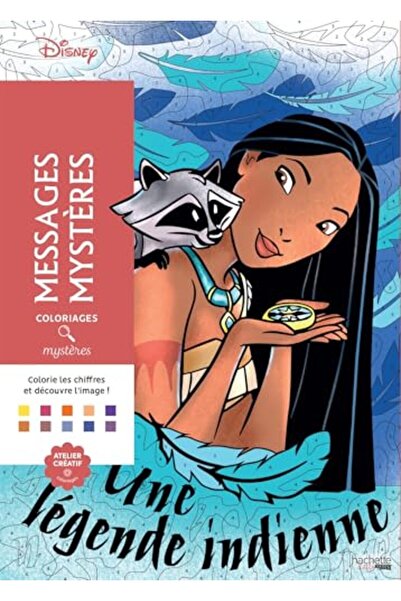 Hachette Coloriages Mystères Disney Messages Mystères