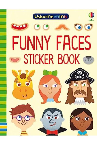 Usborne Publishing Ltd Funny Faces Sticker Book