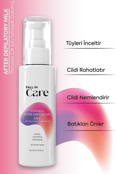 FALL IN CARE Feather Lightening and Moisturizing Care Milk, Nettle Extract & Hyaluronic Acid, 50 ml